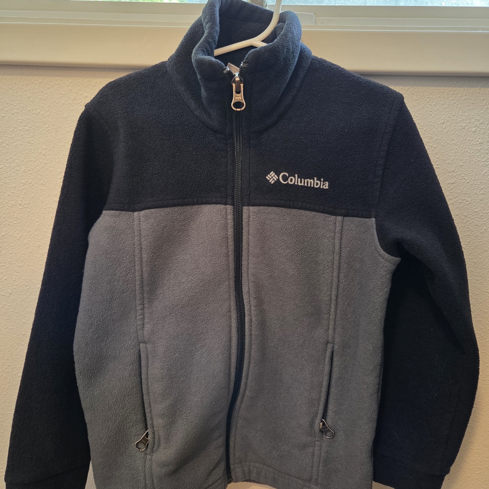 Columbia Kids' Black and Gray Puffer Jacket
